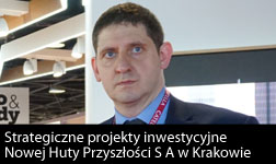 Strategiczne projekty inwestycyjne Nowej Huty Przyszłości S A w Krakowie